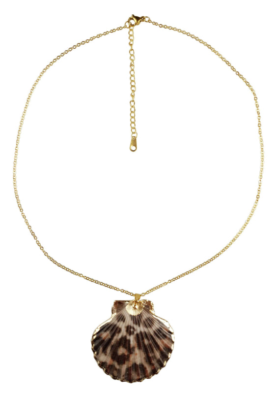 Schelpen ketting Gold Sea Shell Panther