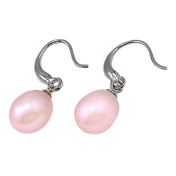 Zoetwater parel oorbellen met roze parel | Maureen P
