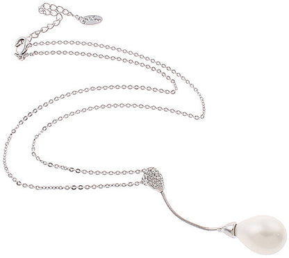 Mother of pearl parel ketting White Dangling Pearl