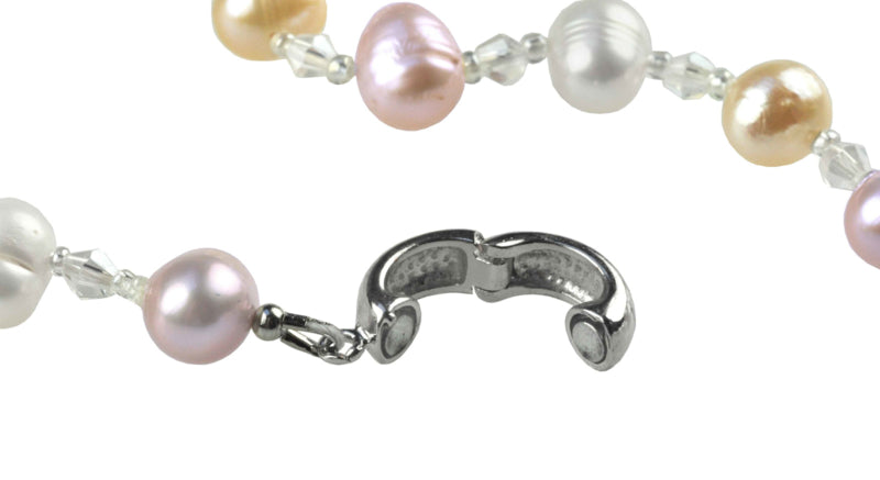 Zoetwater parelketting Adjustable Pastel Colour Pearl