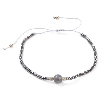 Edelstenen armband met labradoriet | Labradorite Mini