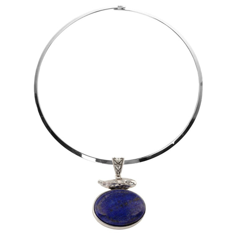 Blauwe edelstenen ketting met lapis lazuli | Lapis Lazuli Choker