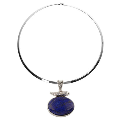 Blauwe edelstenen ketting met lapis lazuli | Lapis Lazuli Choker