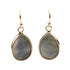 Edelstenen oorbellen met labradoriet in druppel vorm en goud edelstaal | Labradorite Small Teardrop