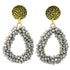 Grote grijze zoetwater parel oorbellen | Million Grey Pearls
