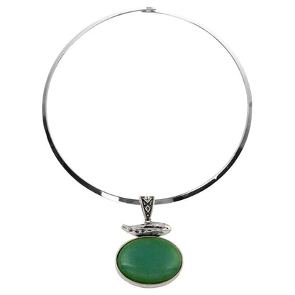 Groene edelstenen ketting met aventurine | Green Aventurine Choker