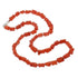 Rood koralen ketting met sterling zilveren slotje | Coral Snake