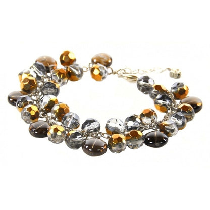 Kristallen armband met bruine kristallen | Brown Shine