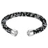 Kristallen armband met zwarte en zilver kleurige kristallen | Stardust Black & Silver 