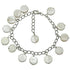 Wit parelmoeren bedelarmband | Shell Round White