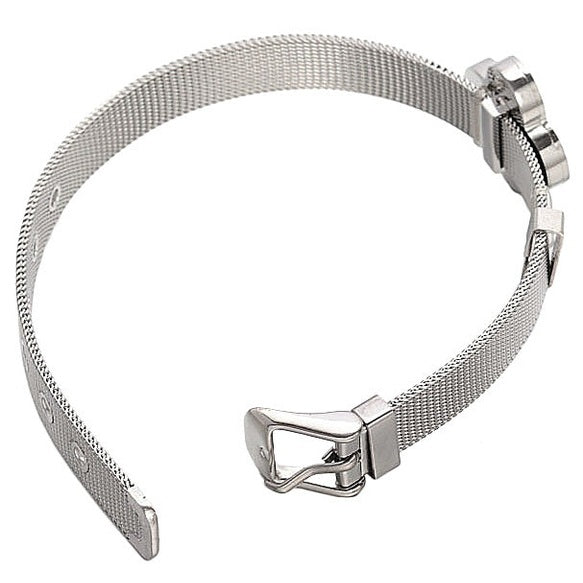 Open wit parelmoeren armband met zilver edelstaal | White Shell Flower Watch