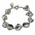 Zilver kleurige parelmoer schelpen armband | Shell Silver