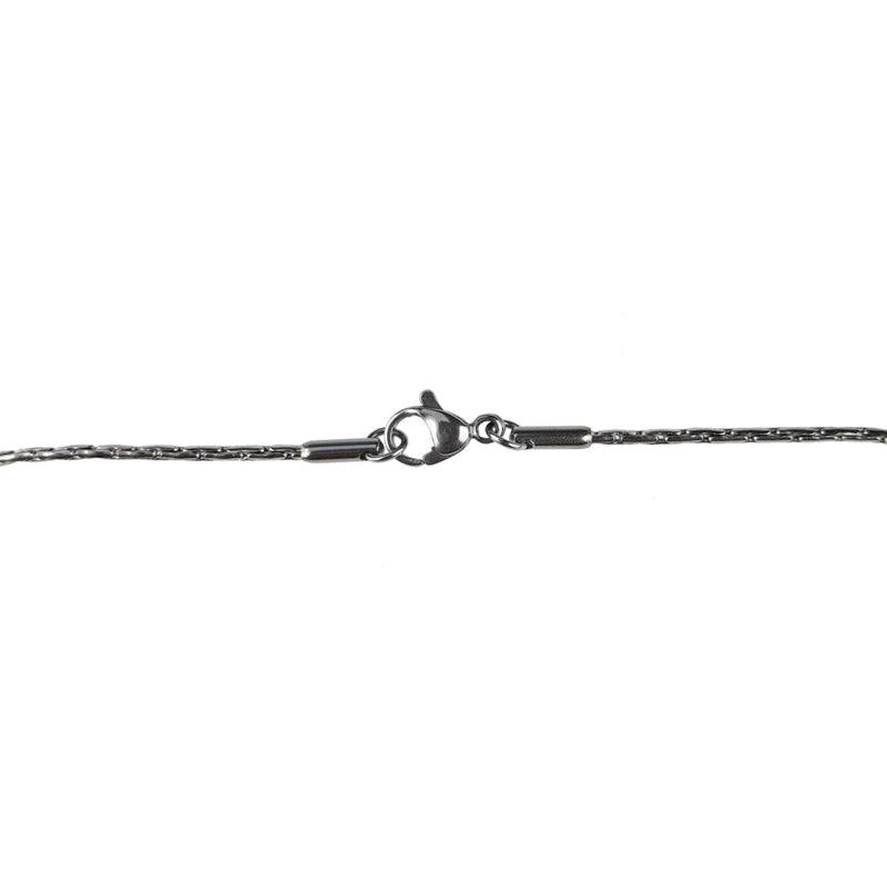 Slotje van witte schelpen ketting met zilver edelstaal | set Pearl White Turbo Shell