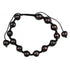 Zoetwater parel schuif armband met bruin zwarte parels | Sambala Brown Pearl