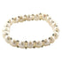 Wit zoetwater parel armband, elastisch | Sophia One
