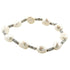 Wit zoetwater parel armband, elastisch | Wendy