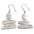 Zoetwater parel oorbellen met witte parels en sterling zilver (925) | Wendy