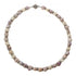 Zoetwater parelketting met witte, roze en zalmkleurige parels, stras steentjes en magneetslotje | Bling Pearl Soft Colors