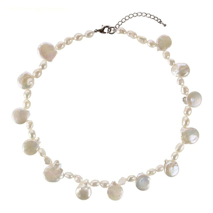 Zoetwater parelketting met witte parels en sterling zilver (925) | Colly