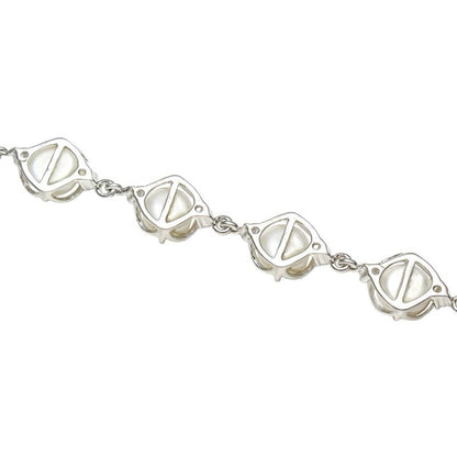 Wit zoetwater parel armband met grote witte parels, achterzijde | Berdina