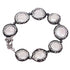 Wit zoetwater parel armband met stras steentjes | Bright Coin Pearl