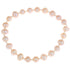 Zoetwater parel armband met zalm kleurige parels, elastisch | Seed Bead Pearl Peach