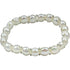 Wit zoetwater parel armband, elastisch, zijaanzicht | Sofies