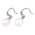 Witte zoetwater parel oorbellen, oorbel hangers | Maureen W