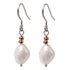 Witte zoetwater parel oorbellen met echte parels en sterling zilver (925) | Pearl Rose