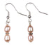 Zoetwater parel oorbellen met roze parels en sterling zilver (925) | Pini