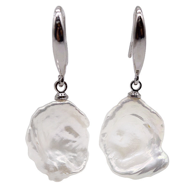 Bijzondere zoetwater parels met witte keshi parels en sterling zilver (925) | Shirley