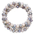 Zoetwater parel armband met witte en grijze parels | Zen White Grey