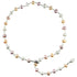 Zoetwater parelketting met pastel kleurige parels en magneetslot | Adjustable Pastel Color Pearl