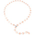 Verstelbare zoetwater parelketting met zalm kleurige parels | Adjustable Pearl Peach
