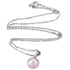 Zoetwater parelketting met roze parels en zilver edelstaal | set Brit P