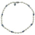 Zoetwater parelketting met witte parels, Delfts blauwe klomp en magneetslotje | Hollands Glorie Klomp Wit
