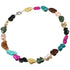 Handgeknoopte zoetwater parelketting met gekleurde parels | Pearl Peanut Color