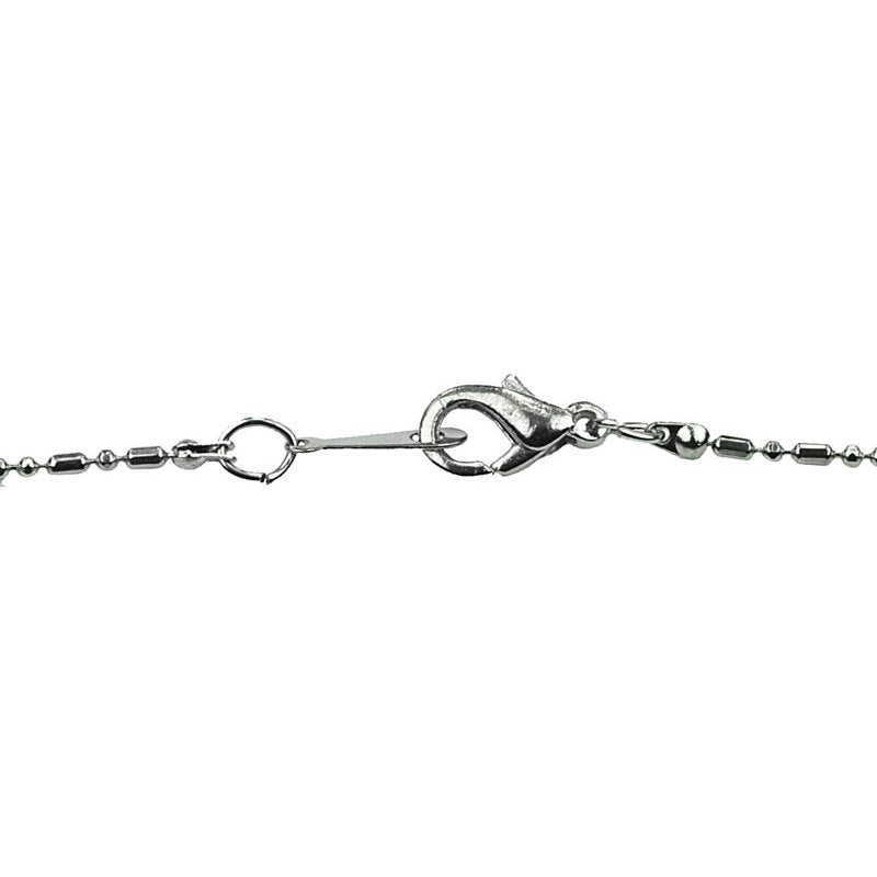 Slotje van zoetwater parelketting met grote witte parel hanger | Shape Pearl
