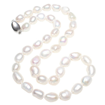 Handgeknoopte parelketting met witte parels | Wina