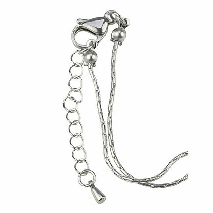 Slotje van zoetwater parelketting met hanger met witte parel, rood koraal, stras steentjes en zilver edelstaal | Bright Pearl Coral Two