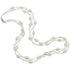 Zoetwater parelketting met witte parels in 3 rijen met magneetslot | set Twine Pearl White 2