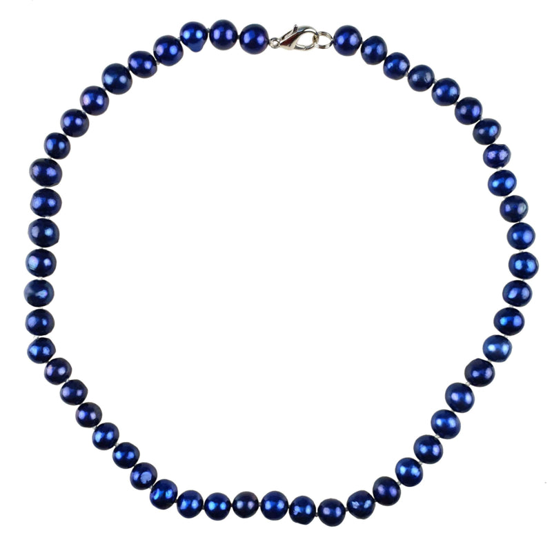 Zoetwater parelketting Pearl Royal Blue