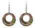 Parelmoeren oorbellen met abaloon en sterling zilver 925 | Abalone Donut