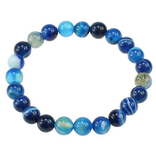 Blauw edelstenen armband met agaat | Little Blue Lace Agate