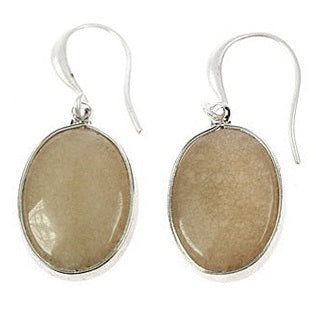 Edelstenen oorbellen in lever kleur | Livia