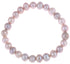 Roze zoetwater parel armband, elastisch | Pink Pearl