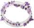 Paars edelstenen wikkel armband met amethist | Wrap Amethyst