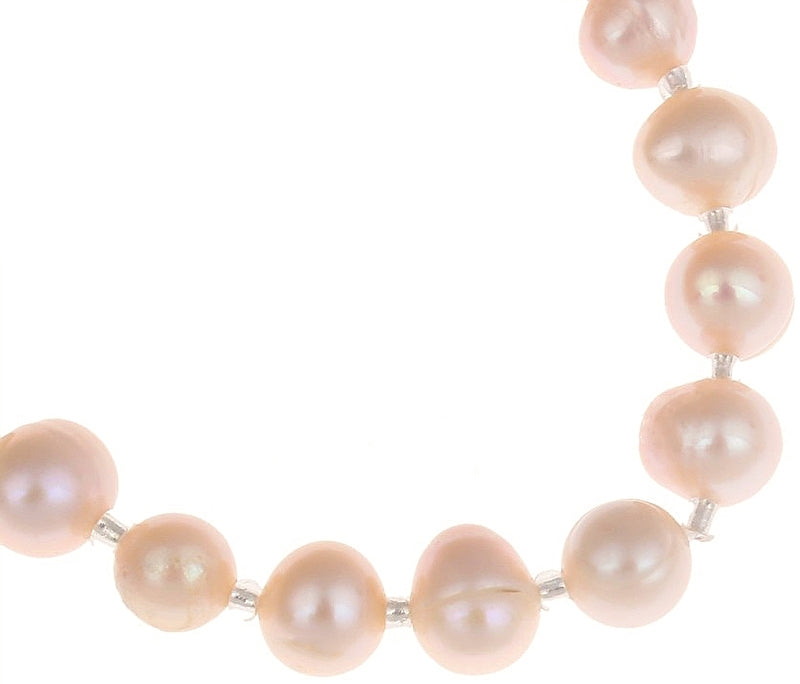 Zoetwater parel armband Seed Bead Pearl Peach